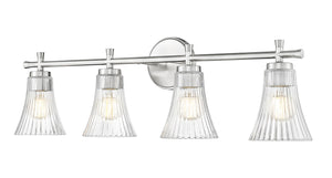 Z-Lite - 7519-4V-BN - Four Light Vanity - Belle - Brushed Nickel