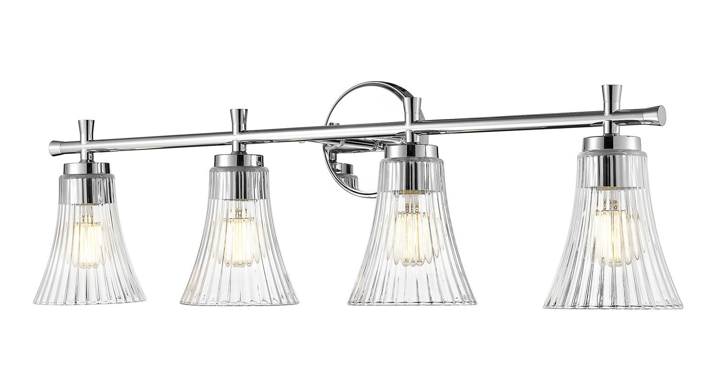 Z-Lite - 7519-4V-CH - Four Light Vanity - Belle - Chrome