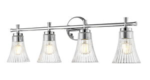 Z-Lite - 7519-4V-CH - Four Light Vanity - Belle - Chrome