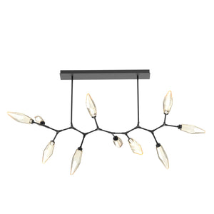 Hammerton Studio - PLB0050-BC-MB-CA-001-L3 - LED Branch - Rock Crystal - Matte Black
