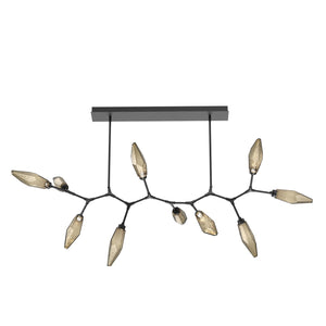 Hammerton Studio - PLB0050-BC-MB-CB-001-L1 - LED Branch - Rock Crystal - Matte Black