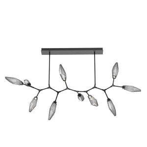 Hammerton Studio - PLB0050-BC-MB-CS-001-L1 - LED Branch - Rock Crystal - Matte Black