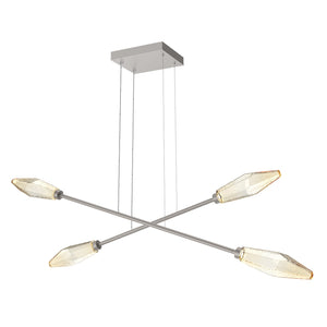 Hammerton Studio - PLB0050-M2-BS-A-CA1-L3 - LED Lantern - Rock Crystal - Beige Silver