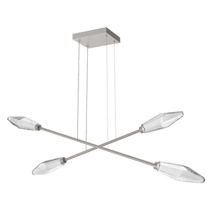 Hammerton Studio - PLB0050-M2-BS-C-CA1-L3 - LED Lantern - Rock Crystal - Beige Silver