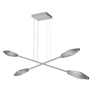 Hammerton Studio - PLB0050-M2-BS-S-CA1-L1 - LED Lantern - Rock Crystal - Beige Silver