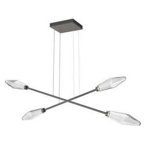 Hammerton Studio - PLB0050-M2-GP-C-CA1-L1 - LED Lantern - Rock Crystal - Graphite