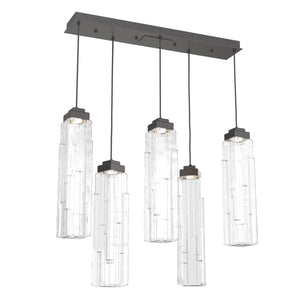 Hammerton Studio - PLB0056-05-GP-LC-C01-L3 - LED Pendant - Ledgestone - Graphite