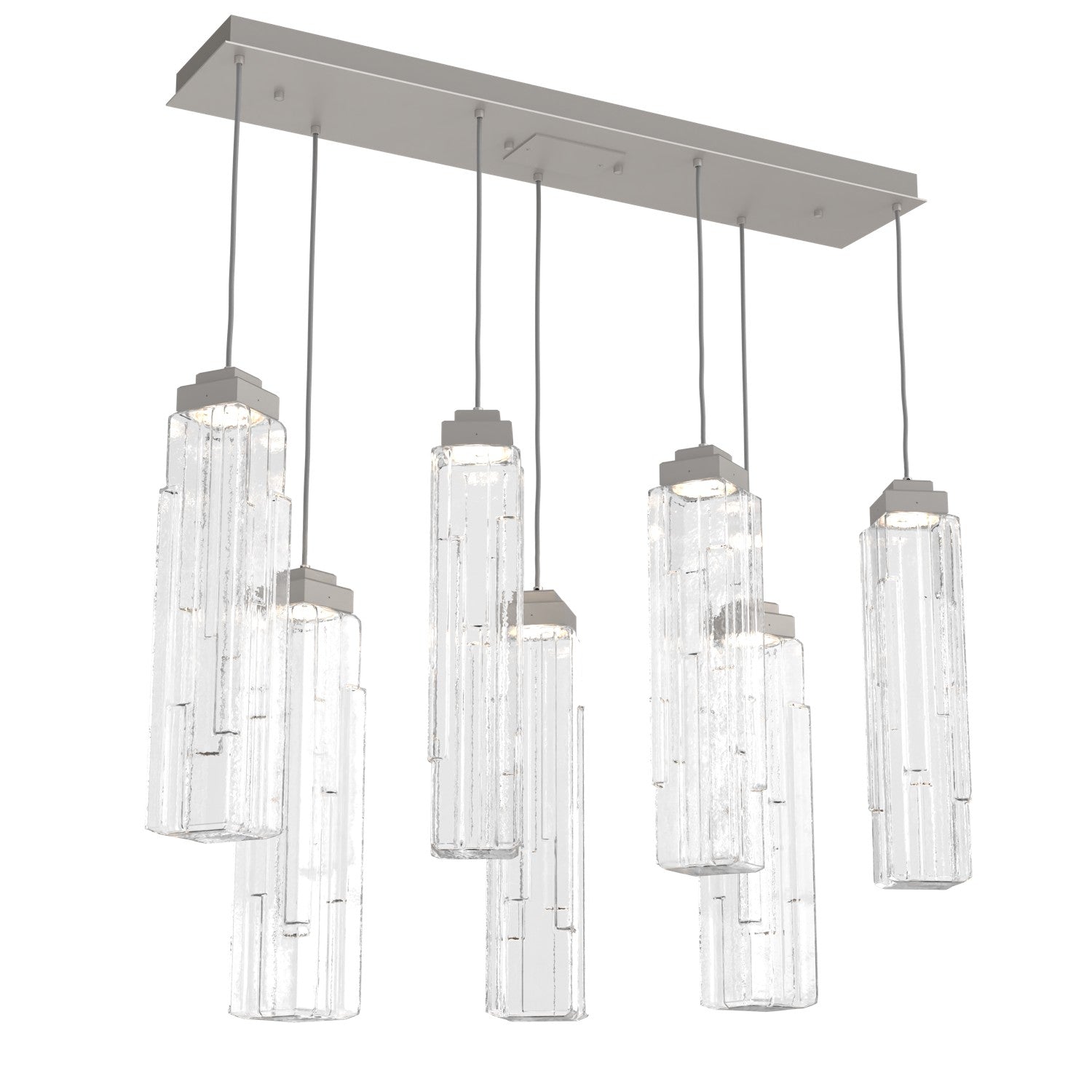 Hammerton Studio - PLB0056-07-BS-LC-C01-L1 - LED Pendant - Ledgestone - Beige Silver
