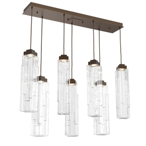 Hammerton Studio - PLB0056-07-FB-LC-C01-L1 - LED Pendant - Ledgestone - Flat Bronze