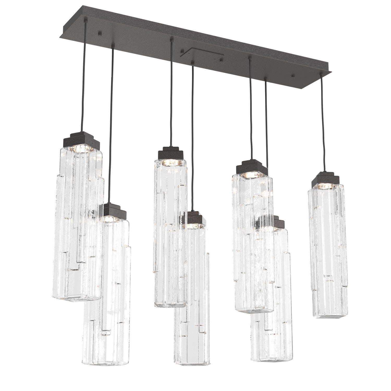 Hammerton Studio - PLB0056-07-GP-LC-C01-L1 - LED Pendant - Ledgestone - Graphite
