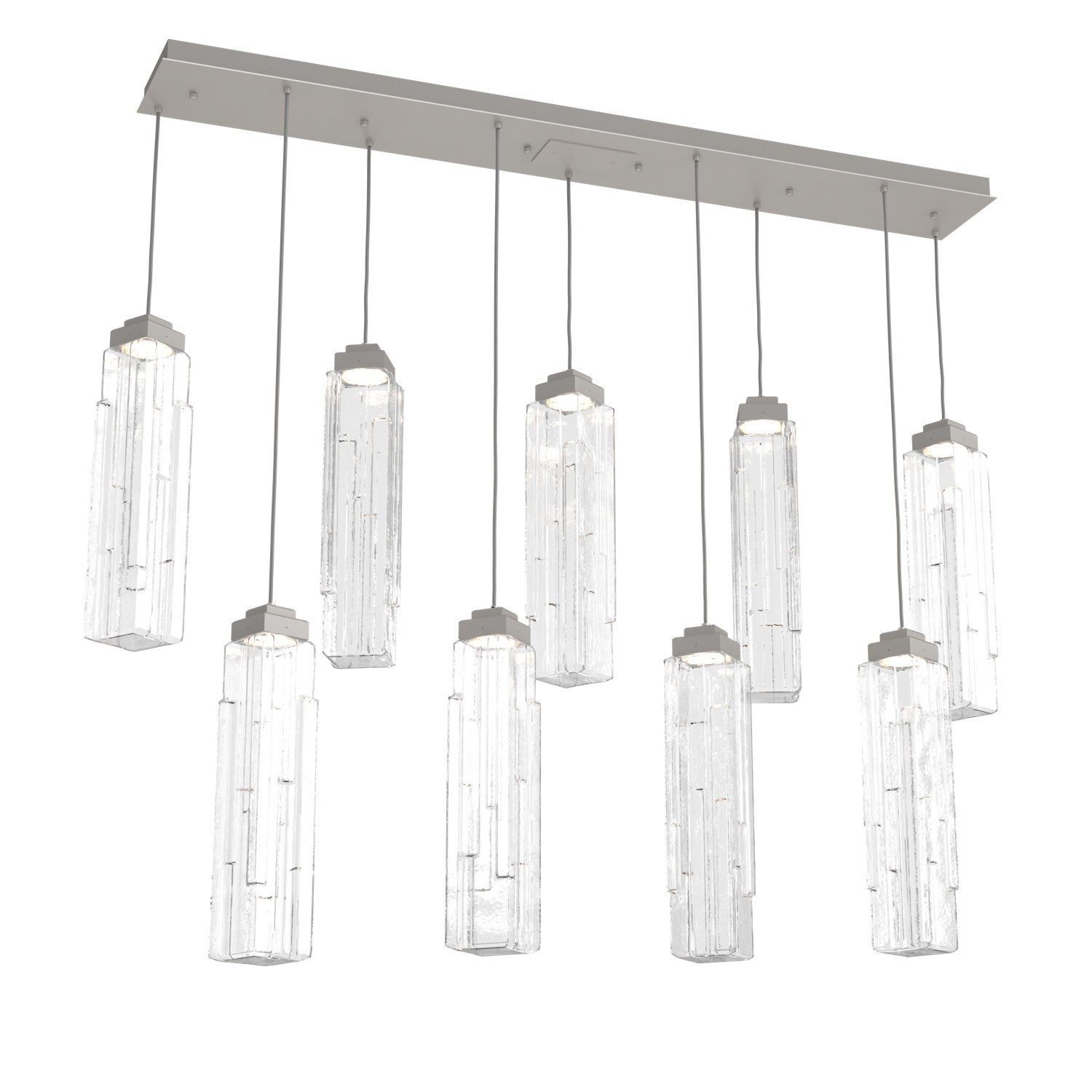 Hammerton Studio - PLB0056-09-BS-LC-C01-L1 - LED Pendant - Ledgestone - Beige Silver
