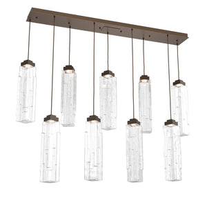 Hammerton Studio - PLB0056-09-FB-LC-C01-L1 - LED Pendant - Ledgestone - Flat Bronze
