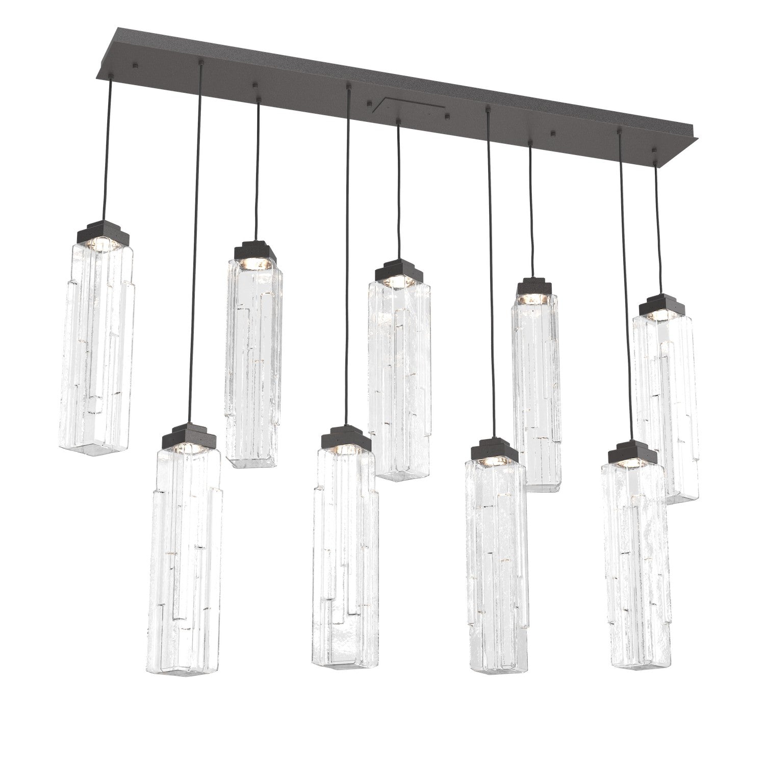 Hammerton Studio - PLB0056-09-GP-LC-C01-L1 - LED Pendant - Ledgestone - Graphite
