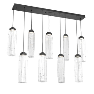 Hammerton Studio - PLB0056-09-MB-LC-C01-L3 - LED Linear Pendant - Ledgestone - Matte Black