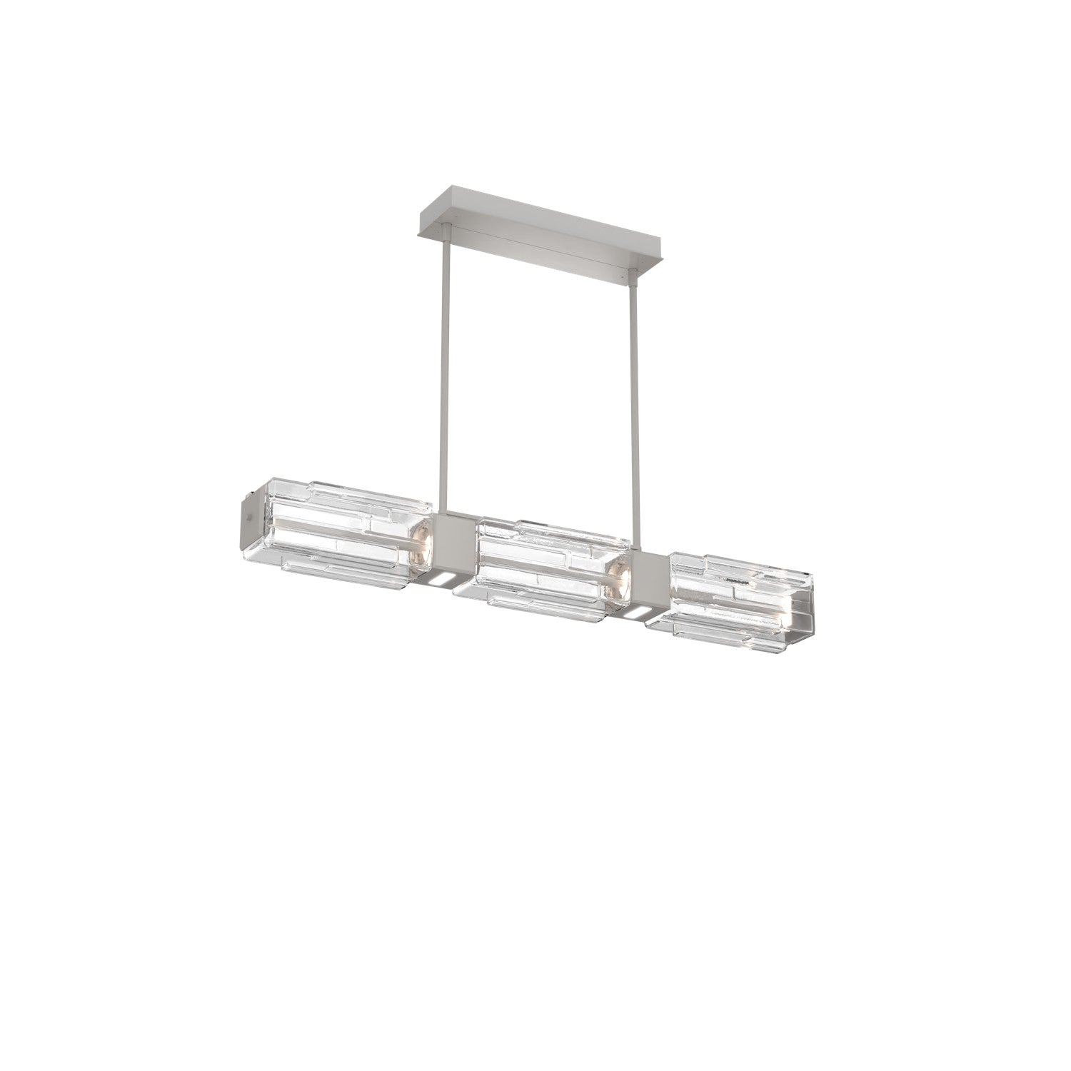 Hammerton Studio - PLB0056-41-BS-LC-001-L1 - LED Chandelier - Ledgestone - Beige Silver
