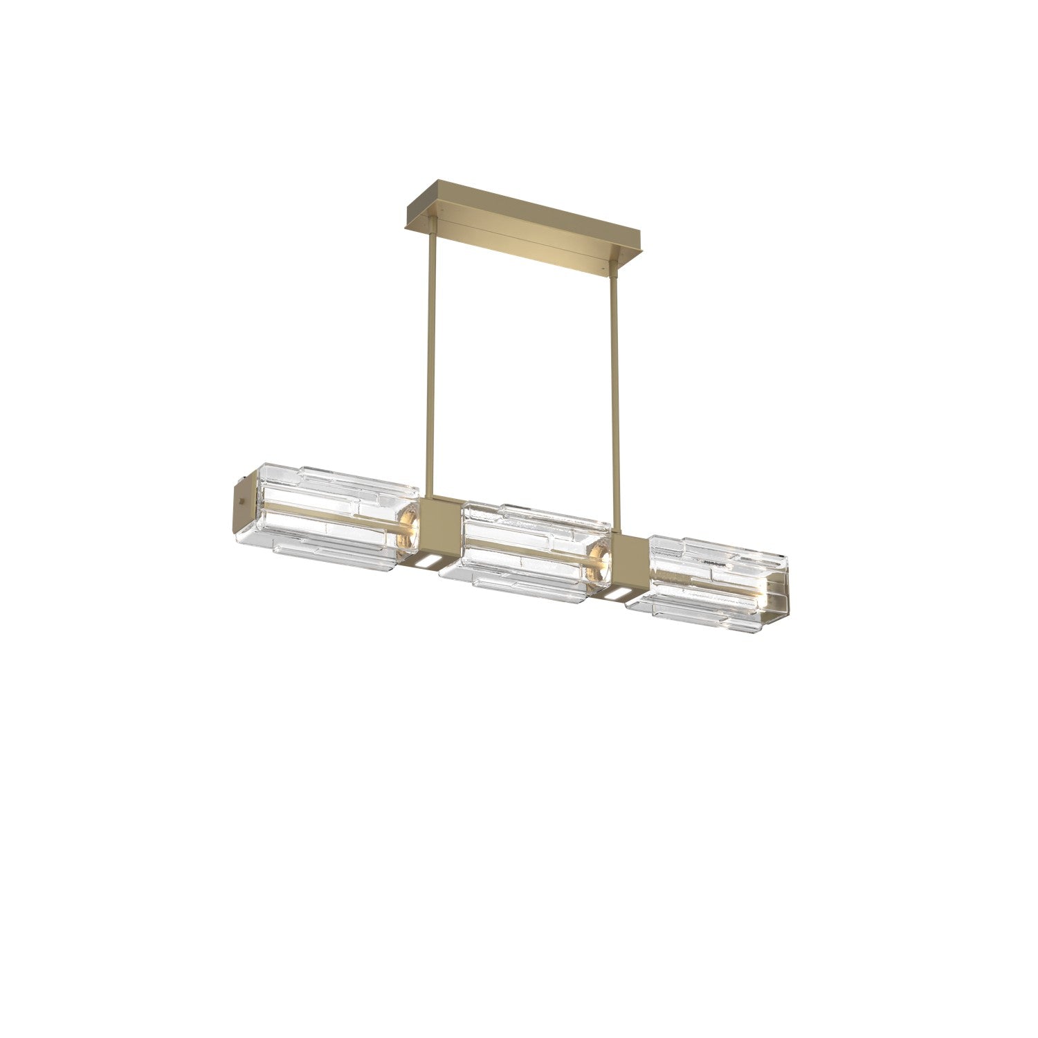Hammerton Studio - PLB0056-41-GB-LC-001-L1 - LED Chandelier - Ledgestone - Gilded Brass