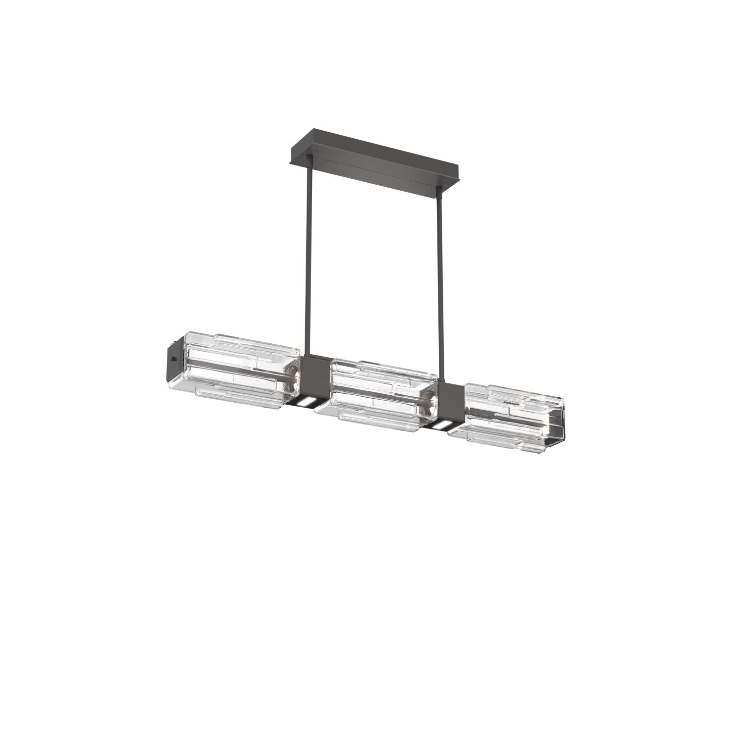 Hammerton Studio - PLB0056-41-GP-LC-001-L1 - LED Linear Dining - Ledgestone - Graphite