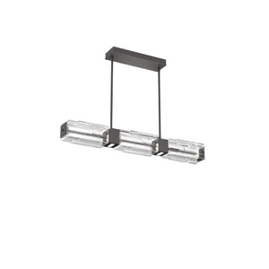Hammerton Studio - PLB0056-41-GP-LC-001-L3 - LED Linear Dining - Ledgestone - Graphite