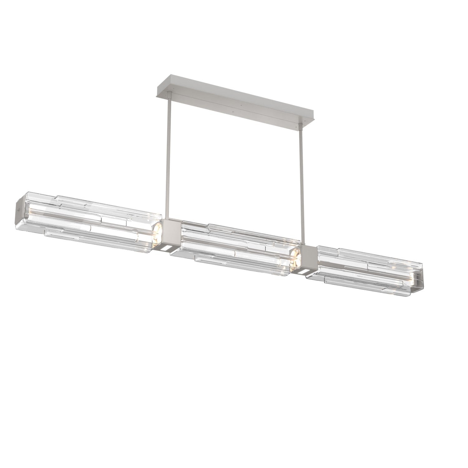 Hammerton Studio - PLB0056-67-BS-LC-001-L3 - LED Linear Dining - Ledgestone - Beige Silver