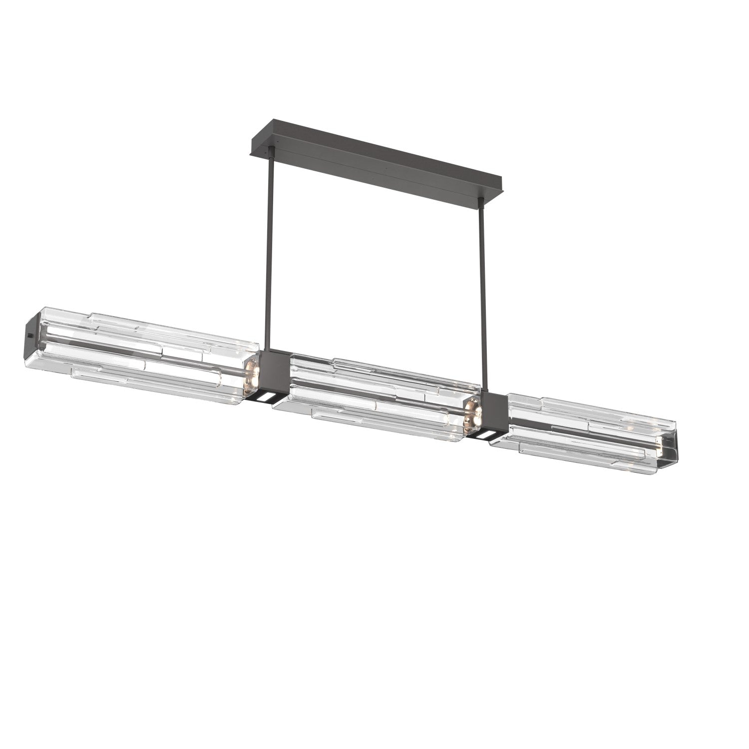 Hammerton Studio - PLB0056-67-GP-LC-001-L3 - LED Linear Dining - Ledgestone - Graphite