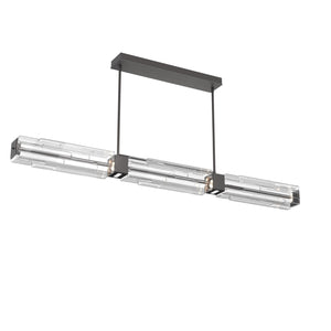 Hammerton Studio - PLB0056-67-GP-LC-001-L3 - LED Linear Dining - Ledgestone - Graphite