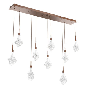 Hammerton Studio - PLB0059-09-BB-BC-C01-L3 - LED Linear Pendant - Blossom - Burnished Bronze