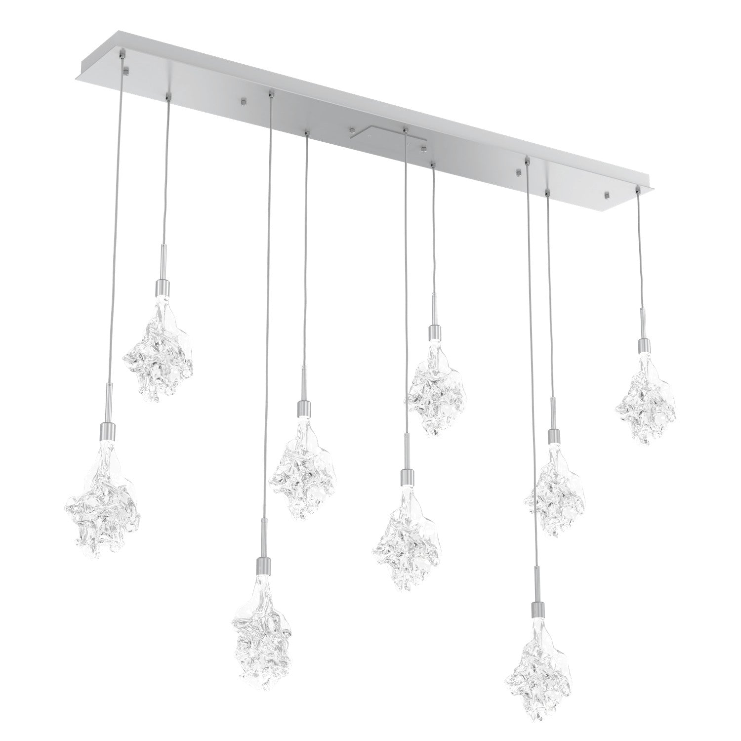 Hammerton Studio - PLB0059-09-CS-BC-C01-L3 - LED Linear Pendant - Blossom - Classic Silver