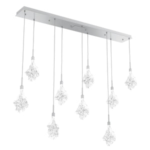 Hammerton Studio - PLB0059-09-CS-BC-C01-L3 - LED Linear Pendant - Blossom - Classic Silver