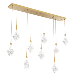 Hammerton Studio - PLB0059-09-GB-BC-C01-L1 - LED Linear Pendant - Blossom - Gilded Brass