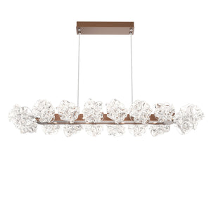 Hammerton Studio - PLB0059-48-BB-BC-CA1-L1 - LED Linear Suspension - Blossom - Burnished Bronze