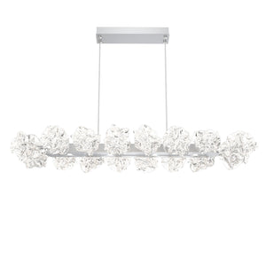 Hammerton Studio - PLB0059-48-CS-BC-CA1-L1 - LED Linear Suspension - Blossom - Classic Silver