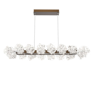 Hammerton Studio - PLB0059-48-FB-BC-CA1-L3 - LED Linear Suspension - Blossom - Flat Bronze