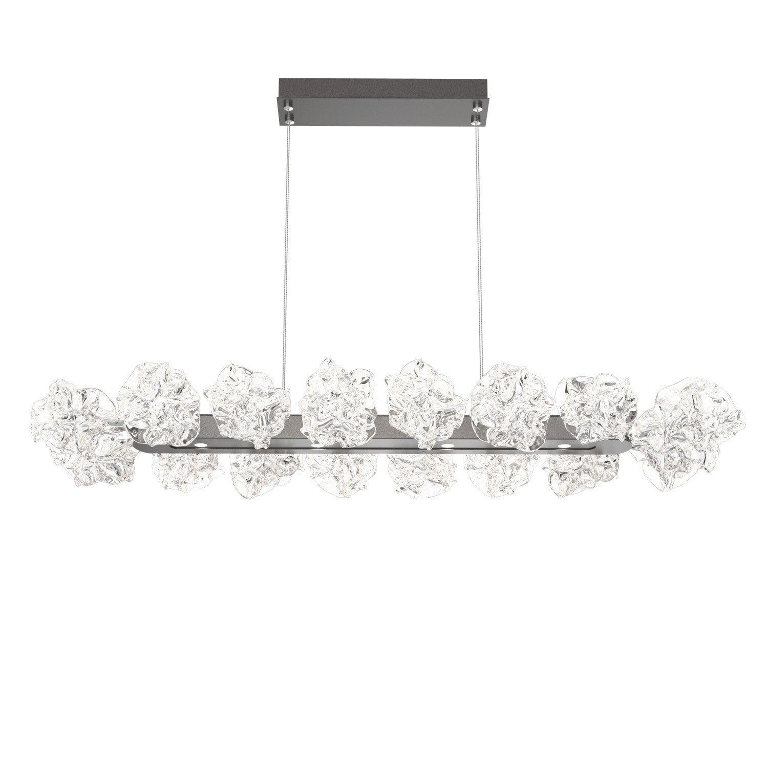 Hammerton Studio - PLB0059-48-GP-BC-CA1-L3 - LED Linear Suspension - Blossom - Graphite