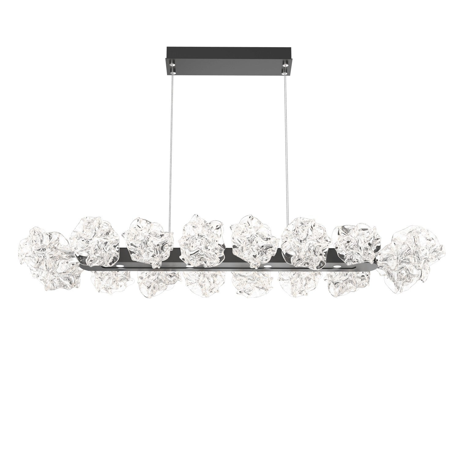 Hammerton Studio - PLB0059-48-MB-BC-CA1-L3 - LED Linear Suspension - Blossom - Matte Black