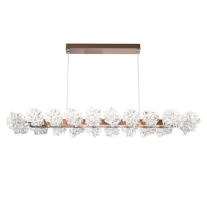 Hammerton Studio - PLB0059-60-BB-BC-CA1-L3 - LED Linear Suspension - Blossom - Burnished Bronze
