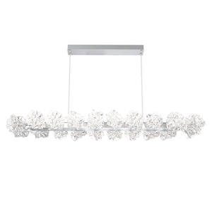 Hammerton Studio - PLB0059-60-CS-BC-CA1-L1 - LED Linear Suspension - Blossom - Classic Silver