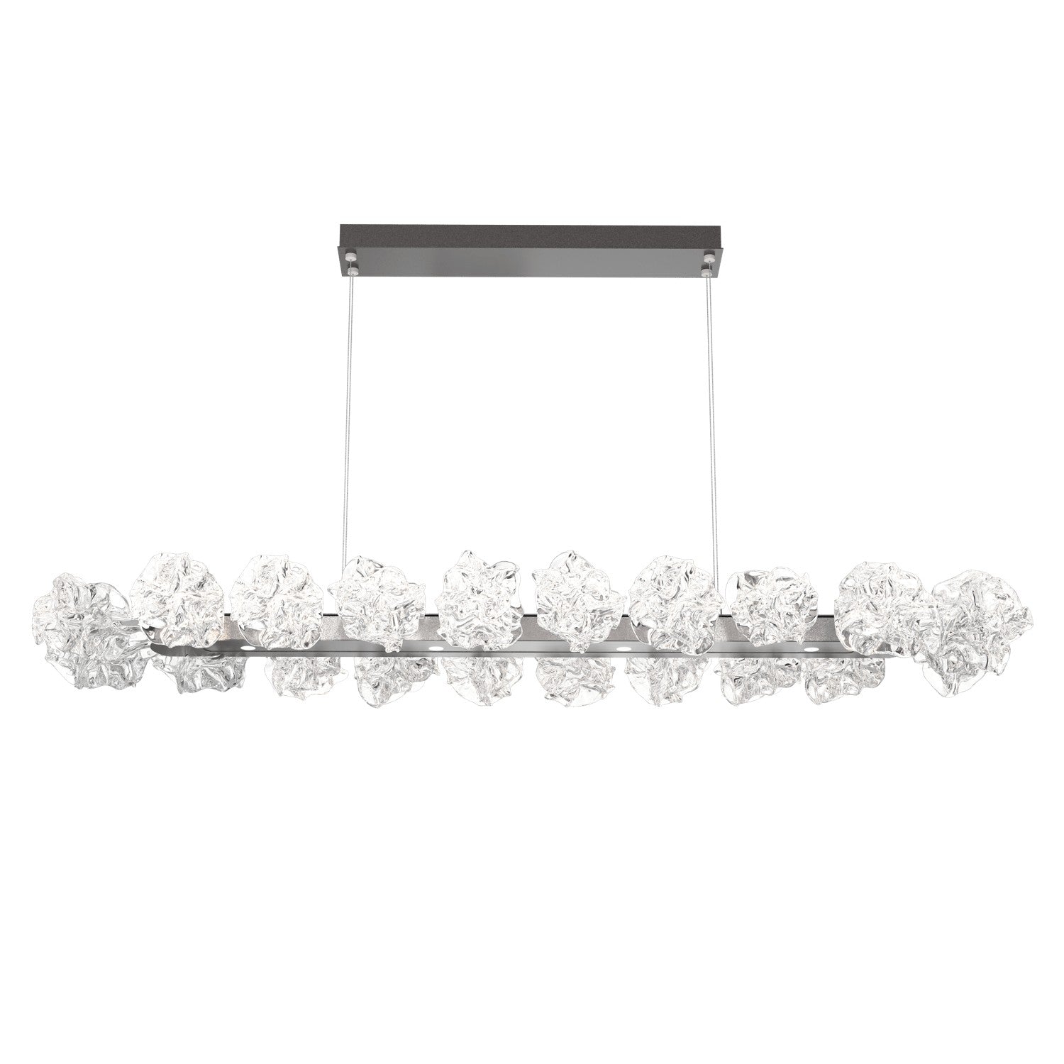 Hammerton Studio - PLB0059-60-GP-BC-CA1-L1 - LED Linear Suspension - Blossom - Graphite