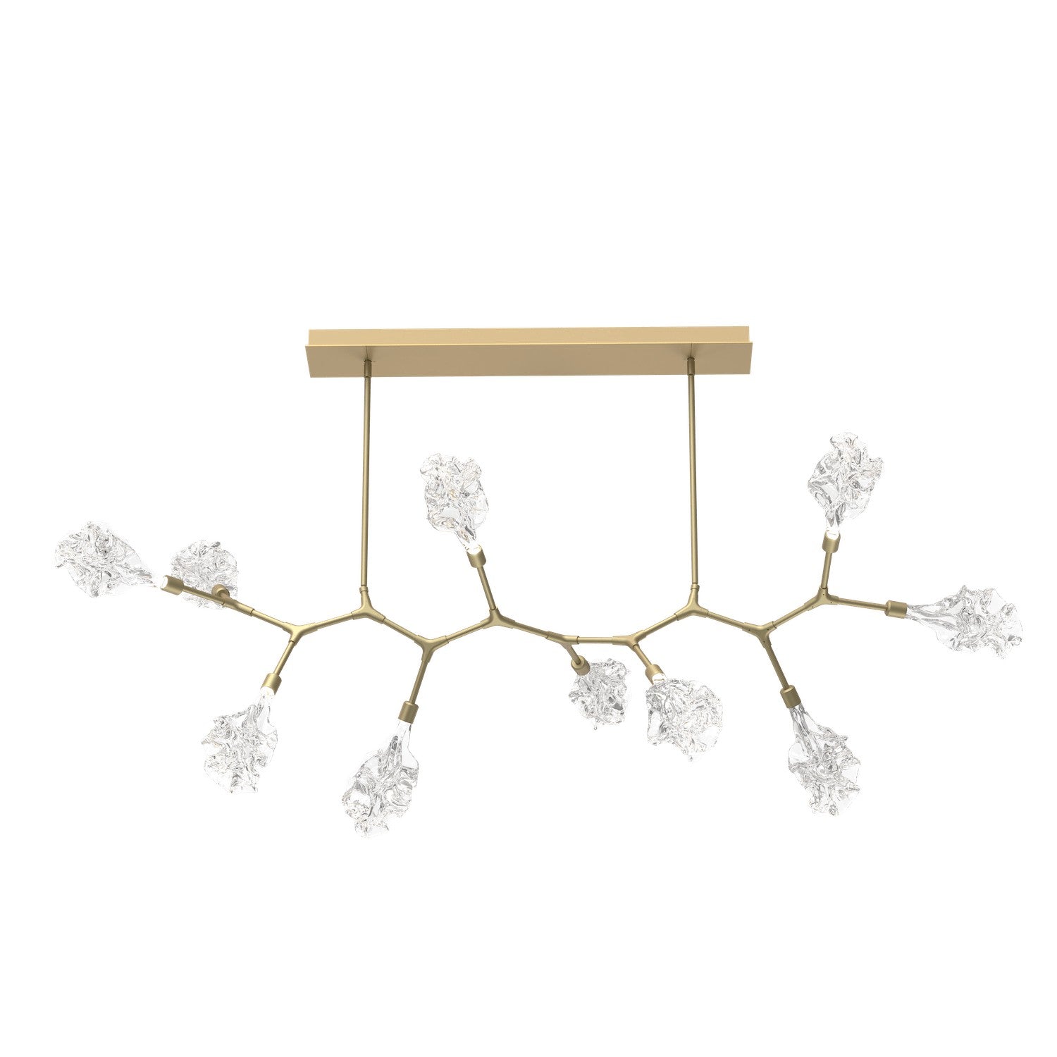 Hammerton Studio - PLB0059-BC-GB-BC-001-L1 - LED Branch - Blossom - Gilded Brass