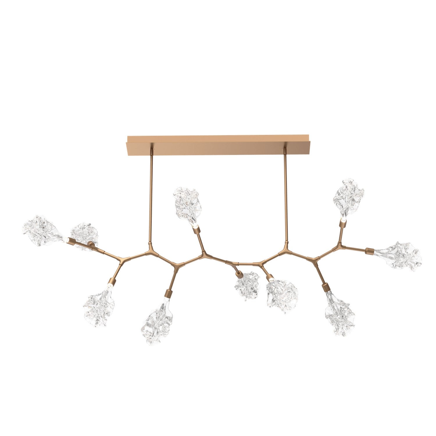 Hammerton Studio - PLB0059-BC-NB-BC-001-L3 - LED Branch - Blossom - Novel Brass
