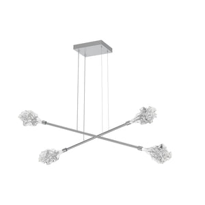 Hammerton Studio - PLB0059-M2-CS-BC-CA1-L3 - LED Lantern - Blossom - Classic Silver