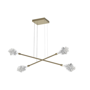 Hammerton Studio - PLB0059-M2-GB-BC-CA1-L3 - LED Lantern - Blossom - Gilded Brass