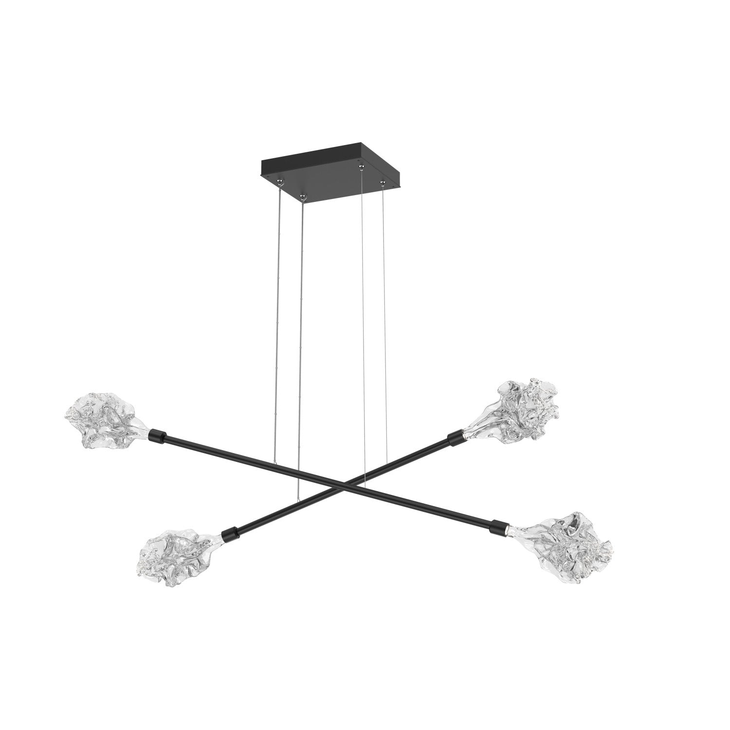 Hammerton Studio - PLB0059-M2-MB-BC-CA1-L3 - LED Lantern - Blossom - Matte Black