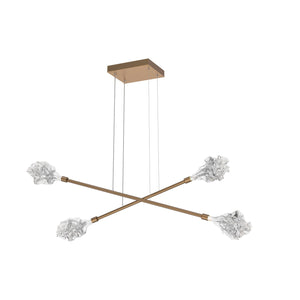 Hammerton Studio - PLB0059-M2-NB-BC-CA1-L1 - LED Lantern - Blossom - Novel Brass