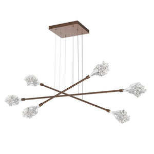 Hammerton Studio - PLB0059-M3-BB-BC-CA1-L1 - LED Lantern - Blossom - Burnished Bronze