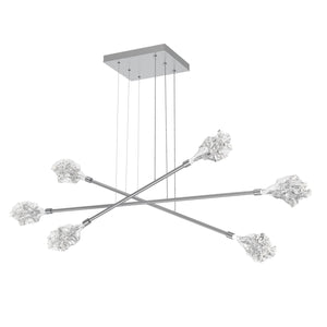 Hammerton Studio - PLB0059-M3-CS-BC-CA1-L3 - LED Lantern - Blossom - Classic Silver