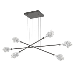Hammerton Studio - PLB0059-M3-GP-BC-CA1-L1 - LED Lantern - Blossom - Graphite