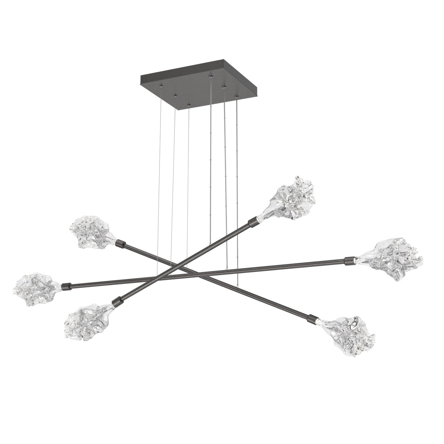 Hammerton Studio - PLB0059-M3-GP-BC-CA1-L3 - LED Lantern - Blossom - Graphite