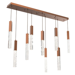 Hammerton Studio - PLB0060-09-BB-GC-C01-L3 - LED Pendant - Axis - Burnished Bronze