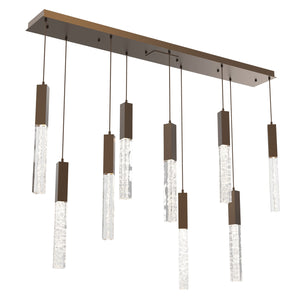 Hammerton Studio - PLB0060-09-FB-GC-C01-L3 - LED Pendant - Axis - Flat Bronze