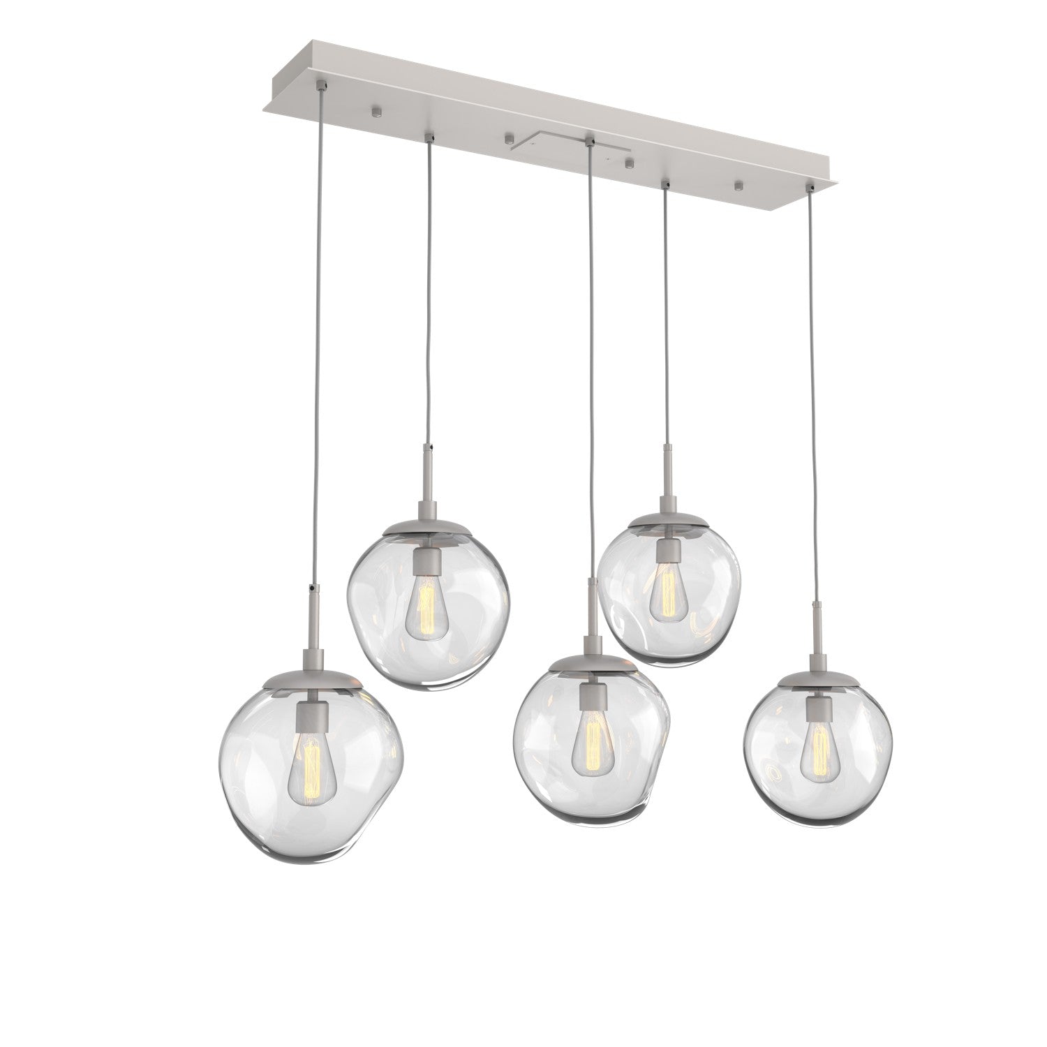 Hammerton Studio - PLB0062-05-BS-C-C01-E2 - Five Light Pendant - Aster - Beige Silver